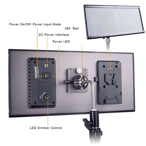 compact and small video lighting kits