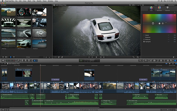 final cut pro zoom in on video