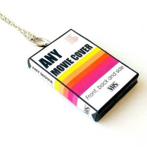 Customized VHS Cover Necklace
