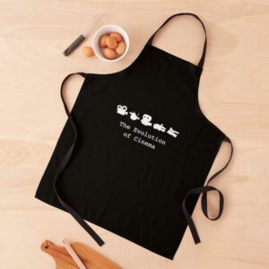 Evolution of Cinema Apron - Mother's Day Gifts for Movie Lovers