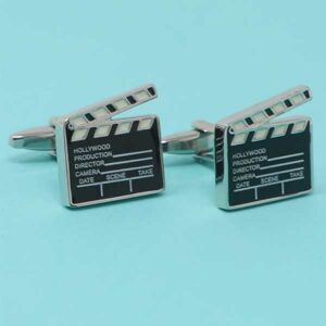 Clapboard Cufflinks Movie Gifts for Father's Day