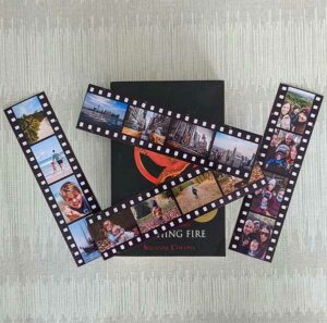 Personalized Photo Movie Strip Magnet Gift for Film Lovers